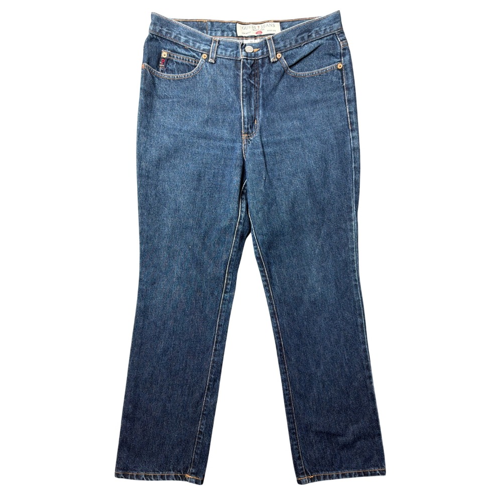 Guess Jeans Women 31 1060 SH Boot Leg Blue Low Waist Denim EXCELLENT